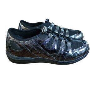 Drew Womens Shoes Size 9.5 M Orthopedic Black Pull On Comfort Sneaker